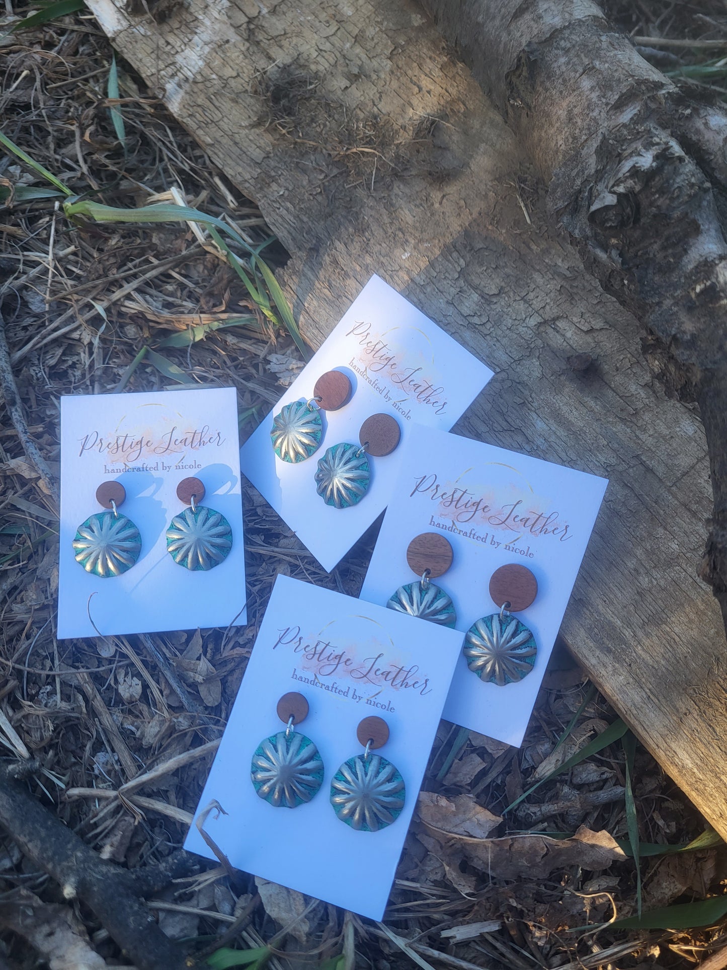 Silver Parachute Earrings